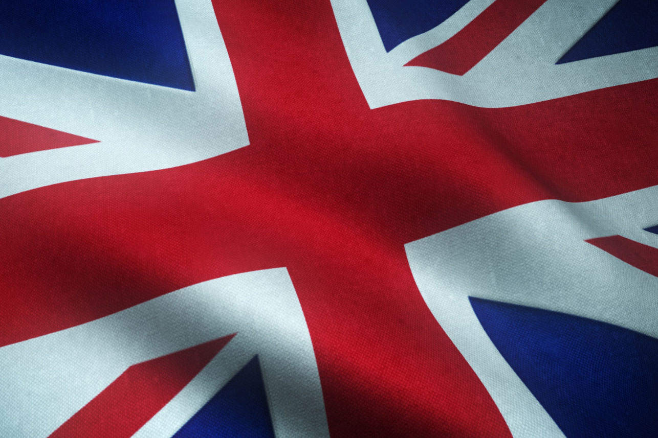 Gráfico de bandera del Reino Unido