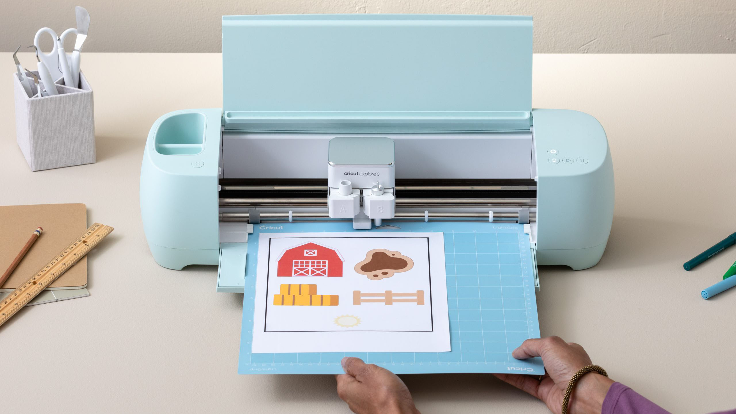 Foto de una maquina cricut