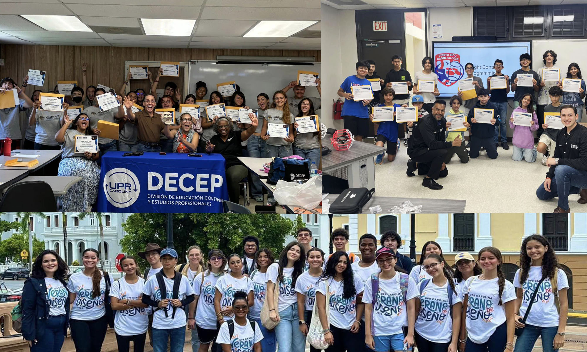 Foto de los jóvenes participantes de los campamentos de verano 2024